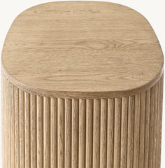 Mulho Wood Square Side Table
