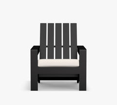 Malibu Metal Adirondack Outdoor Lounge Chair 37''H