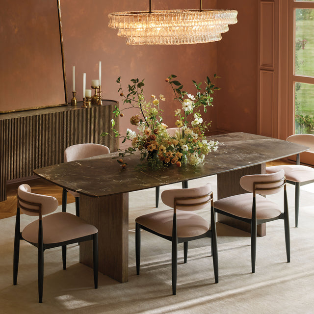 Ghiacci Oval Glass Chandelier 54'' 65''W