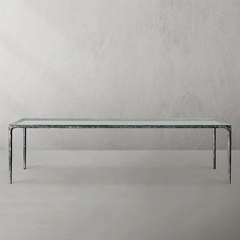 Thaddeus Glass Rectangular Dining Table