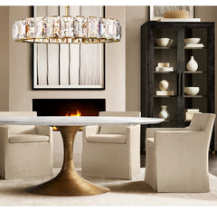 Aero Stone Round Dining Table