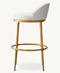 Customize -THADDEUS FABRIC SWIVEL COUNTER STOOL 24''H