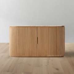 Byron Emperador Double-Door Sideboard