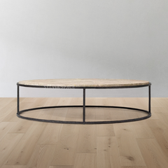 Salvador Stone Round Coffee Table