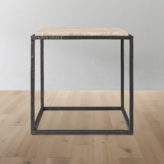 Salvador Stone Square Side Table