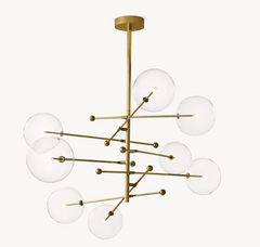 Glass Globe Mobile Chandelier - Customized