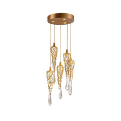 Annata Ice Strip Modern branched chandelier