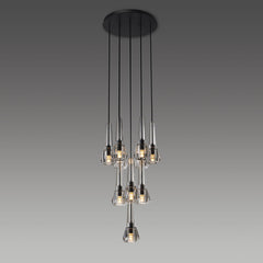 Maxine Modern Crystal Circular Pendant Lights