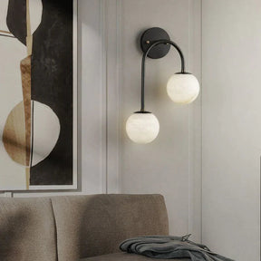 Milo Alabaster Sconce, Modern Marble Wall Lamp