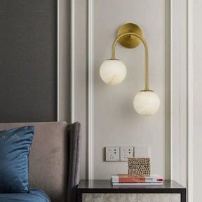 Milo Alabaster Sconce, Modern Marble Wall Lamp