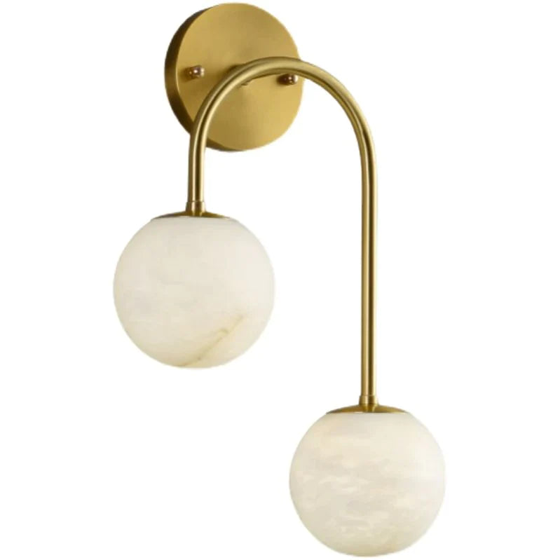 Milo Alabaster Sconce, Modern Marble Wall Lamp