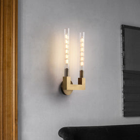 Candle Shape Double Wall Sconce