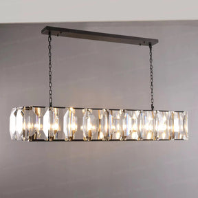 Harlow Crystal Rectangular Chandelier 42" 55" 62" 74"