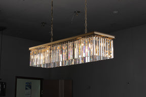 K9 Crystal Rectangular Chandelier For Living Room Dining Room