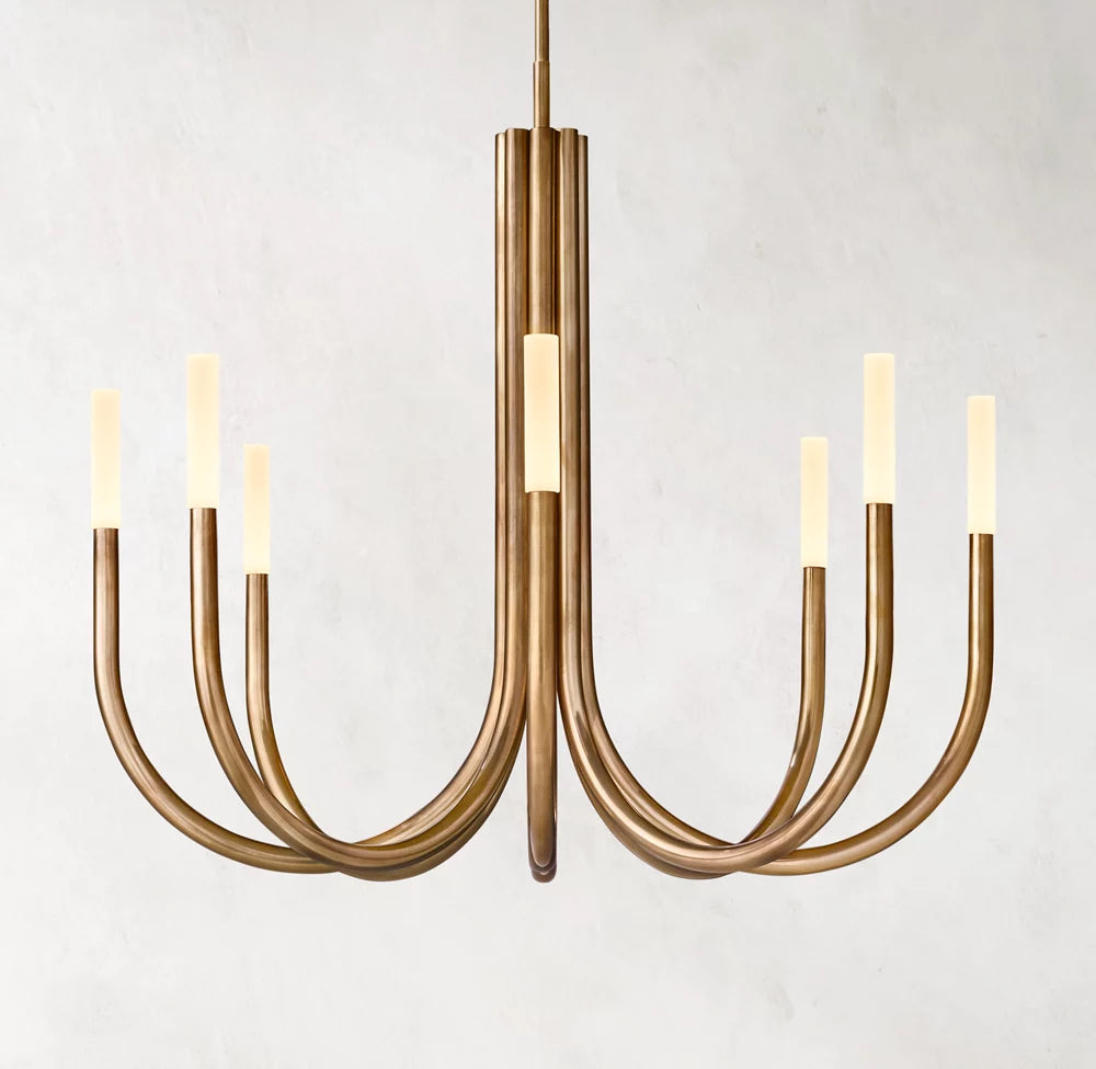 Roussea Modern Alabaster Chandelier 38''