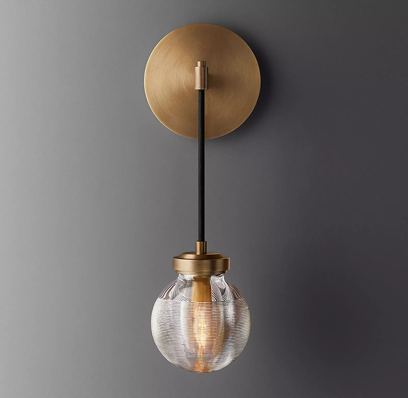 Pearl Crystal Wall Sconce -Cord