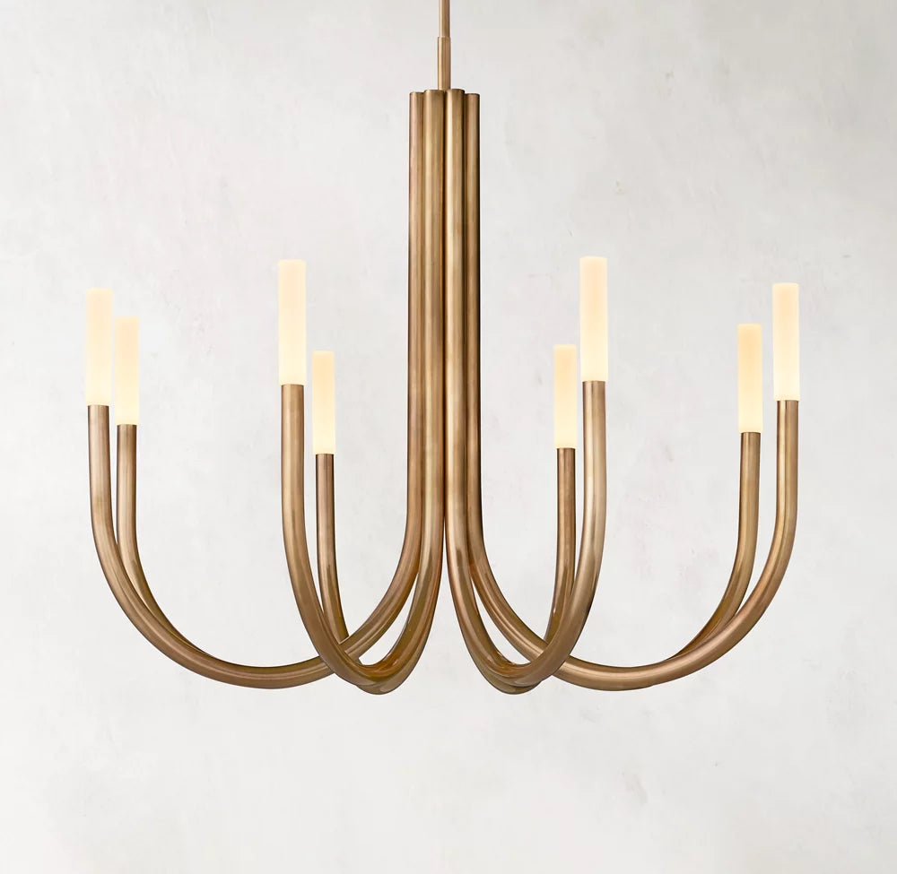 Roussea Modern Alabaster Chandelier 38''