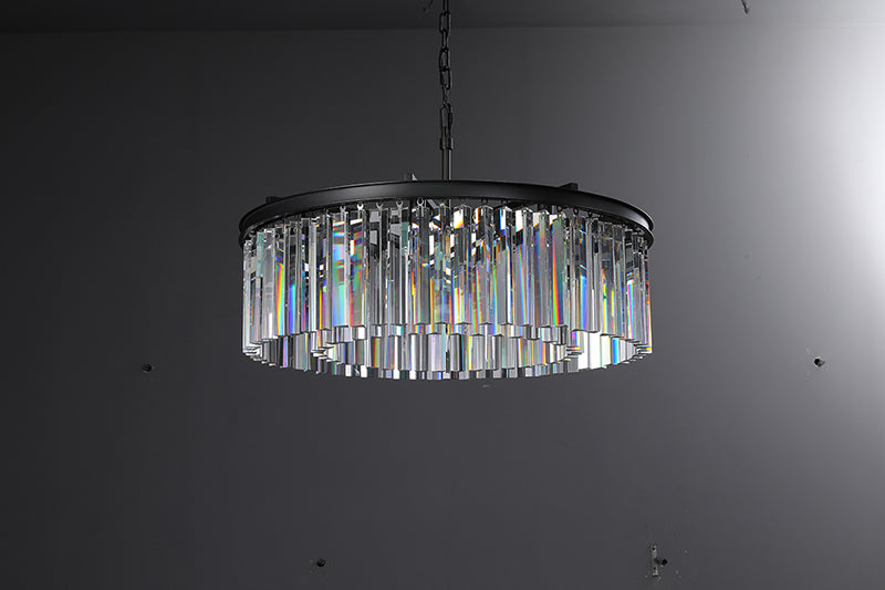 K9 Crystal Rectangular Chandelier For Living Room Dining Room