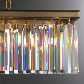 K9 Crystal Rectangular Chandelier For Living Room Dining Room