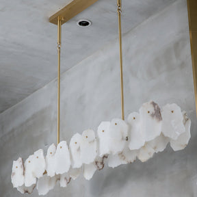 Glow Marble Lorry Length Chandelier