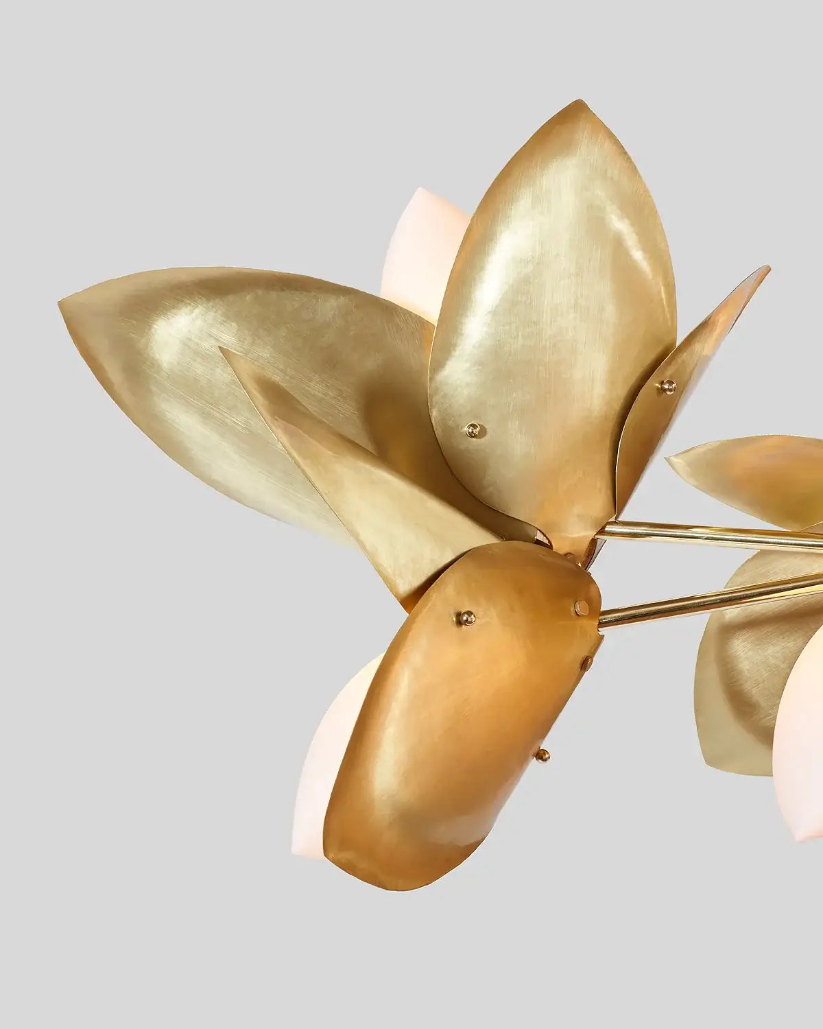 Gold Leaf Laurel Blossom Chandelier