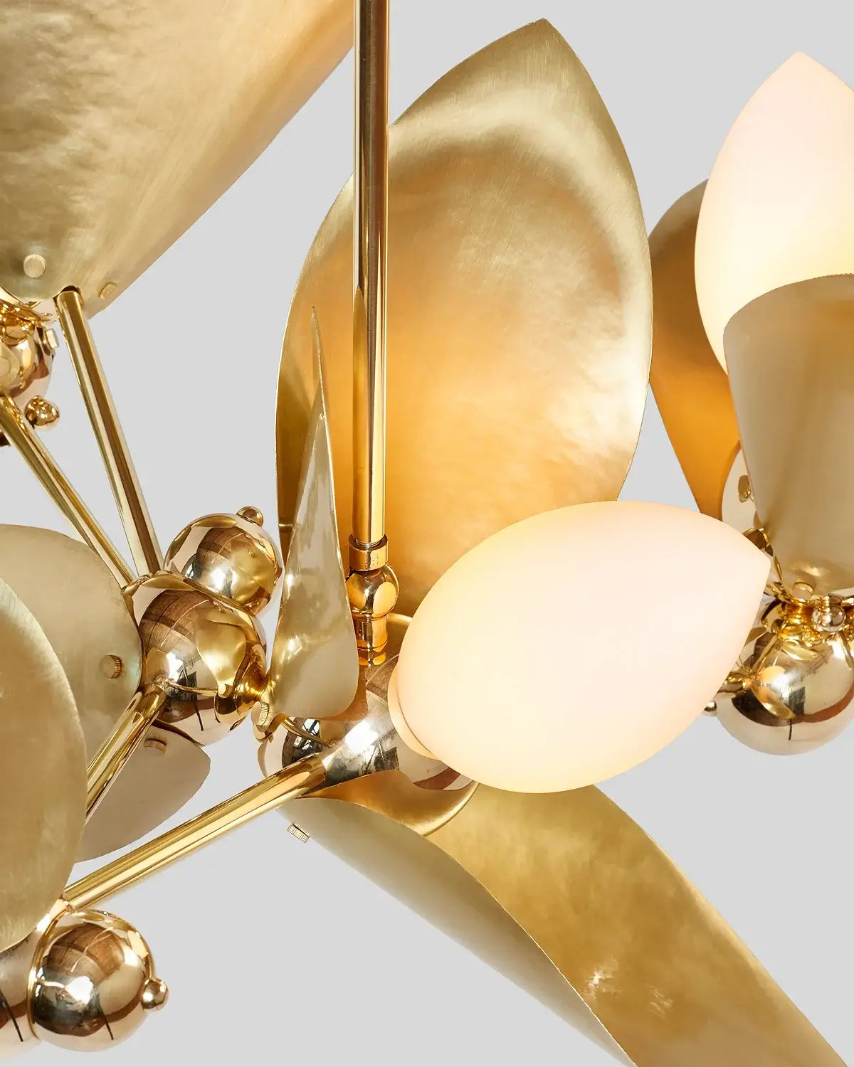 Gold Leaf Laurel Blossom Chandelier