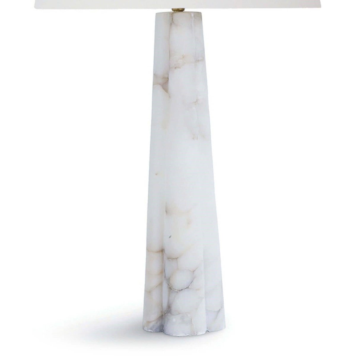 Quadrifoil Alabaster Table Lamp