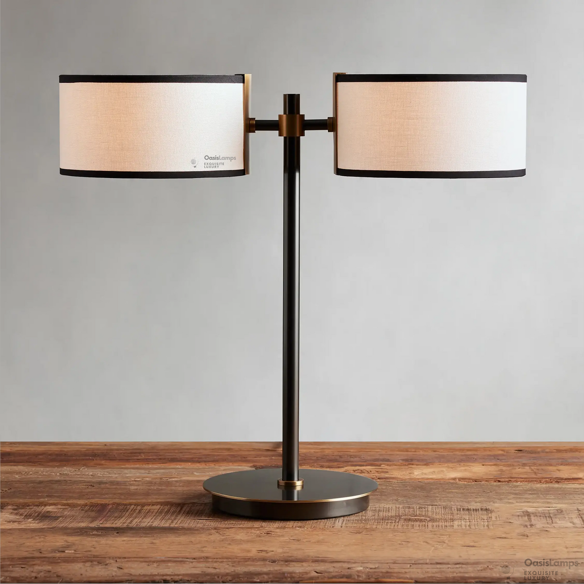 Daphne Linen 2 Light Table Lamp
