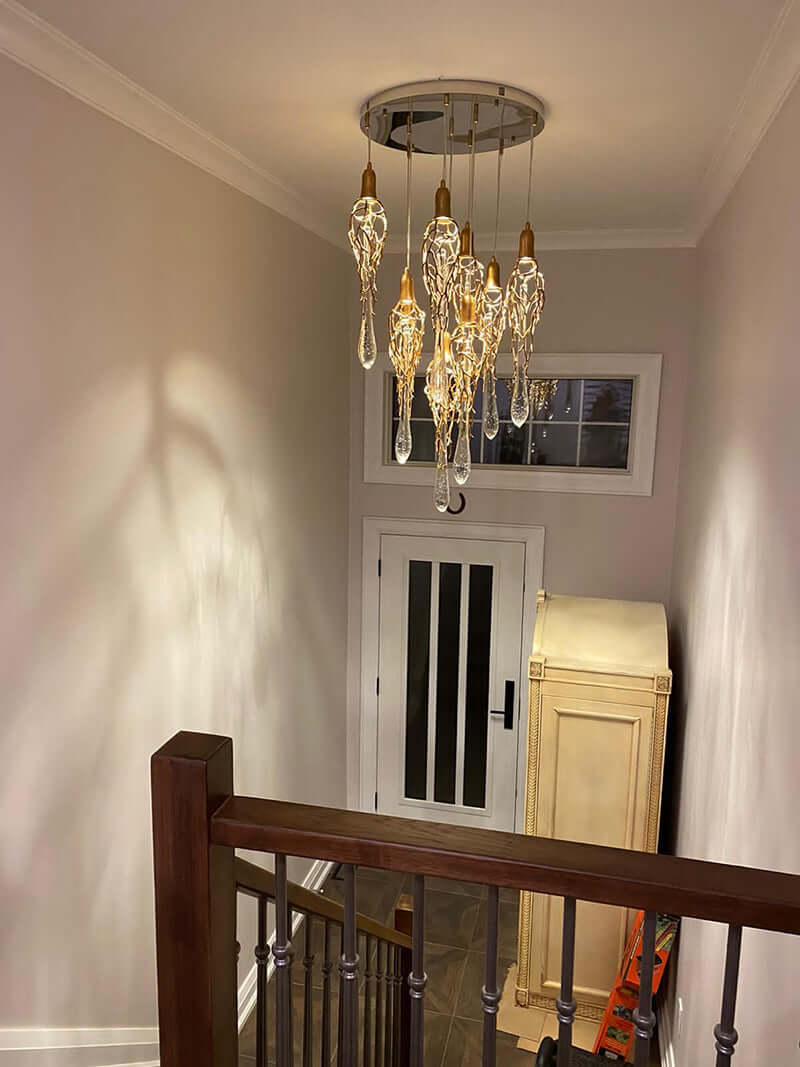 Annata Ice Strip Modern branched chandelier