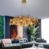 Flower Round Branch Chandelier