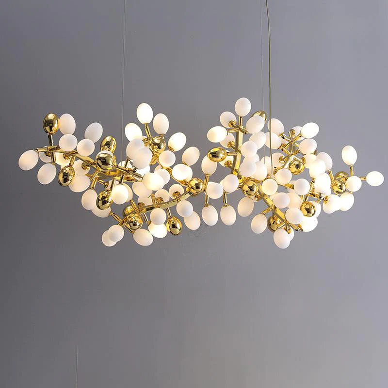 Linear Grape Chandelier