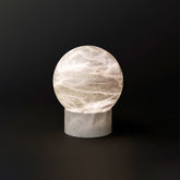 Opulent Alabaster Table Lamp, Bedside Table Lamp