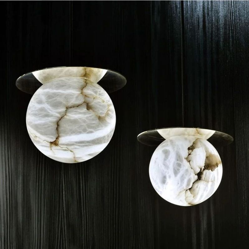 Opulent Alabaster Bedside Pendant