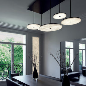 Alabaster Chandelier Light for Living and Dining Spaces