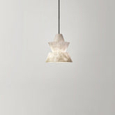 Carol Small Alabaster Coffee Table Pendant, Modern Pendant Light