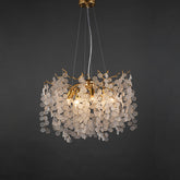 Gold Chandelier Light Fixture for Dinning Room 23.6" D