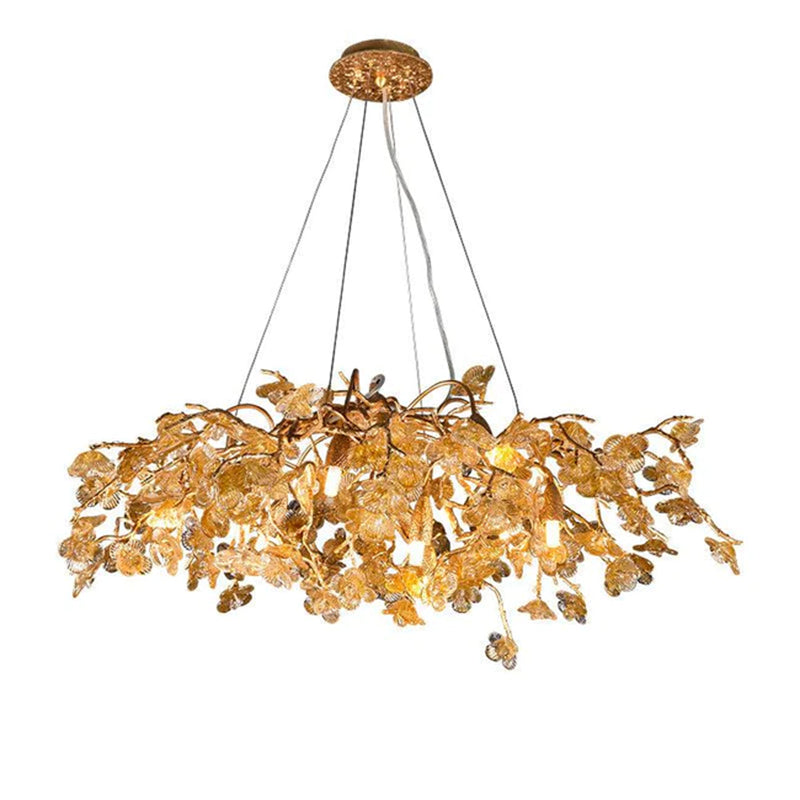 Flower Round Branch Chandelier