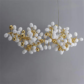 Isidora Customize Linear Grape Chandelier Chaos line Black Finish