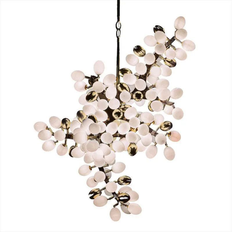 Harris Grape Hanging Branch Chandelier Over kitchen Island
