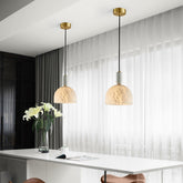 Alex Alabaster Bedside Pendant Light, Bedroom Pendant