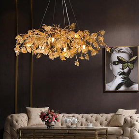 Flower Round Branch Chandelier