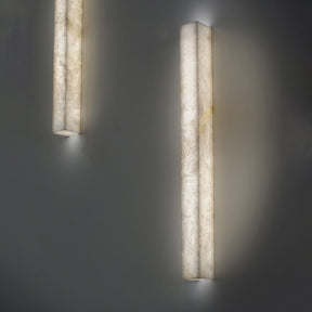 Nami Rectangular Modern Alabaster Wall Sconce Light For Bedroom