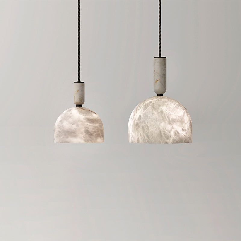 Alex Alabaster Bedside Pendant Light, Bedroom Pendant