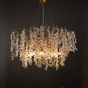 Fortune Tree Pendant Light Fixtures, Hanging Chandeliers 39.5" D For Dining Room