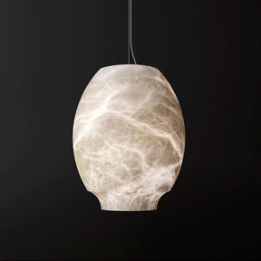 Alabaster Lantern Pendant Light, Bar Pendant Light