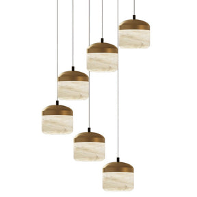 Eva Radiance - United Alabaster Pendant, Kitchen Pendant Light