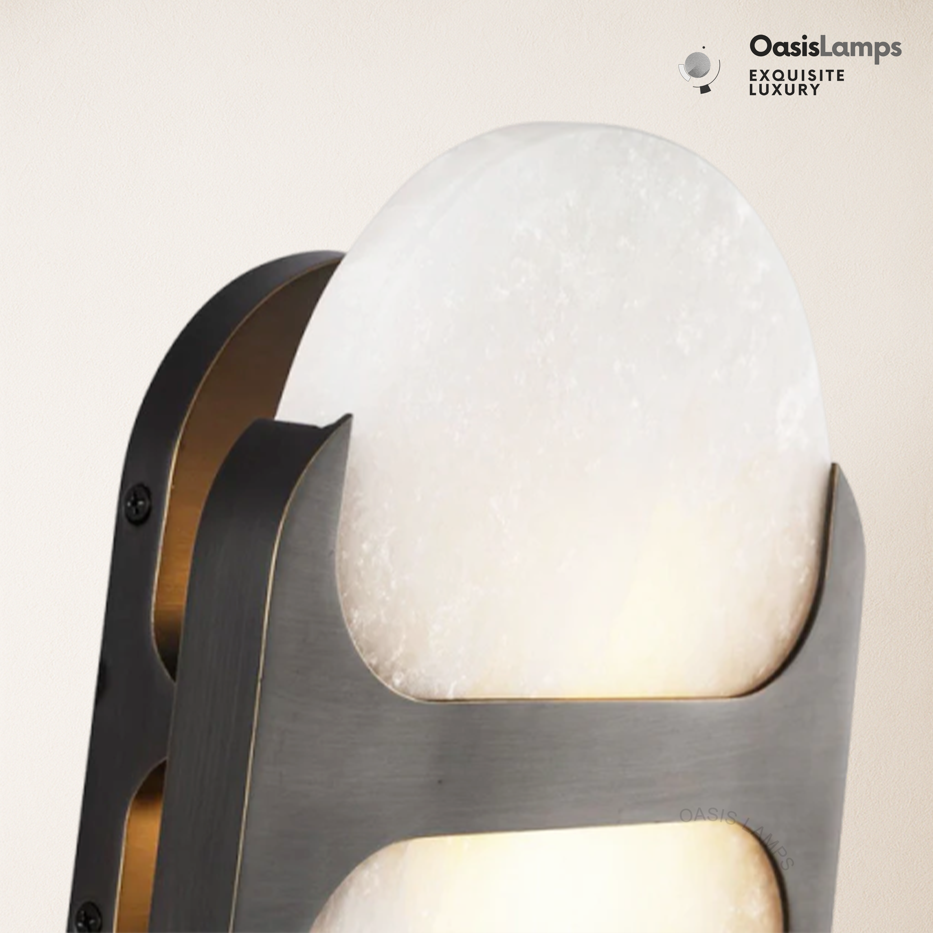Odin Alabaster Small Wall Sconce 9"H#Color_Bronze