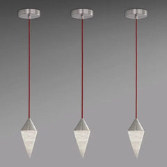 Alabaster Cone Pendant, Simple Pendant Light