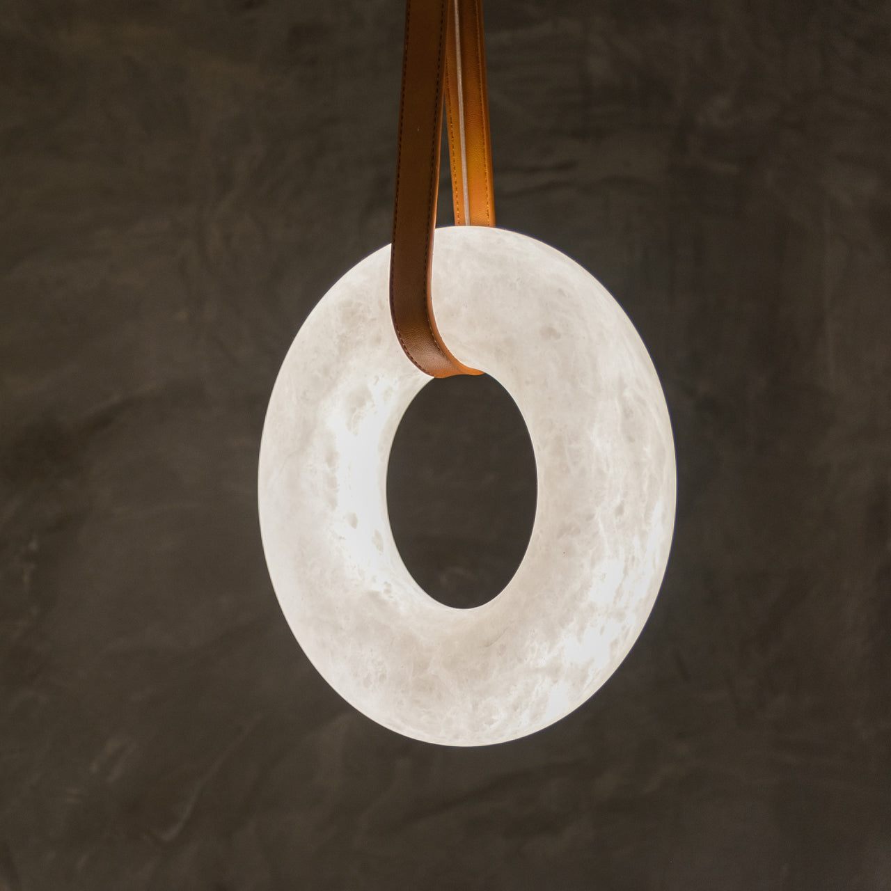 Dina Alabaster Pendant Dina Alabaster Chandelier, Halo Ring Chandelier