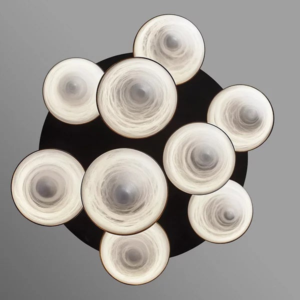 Alabaster Cone Chandelier